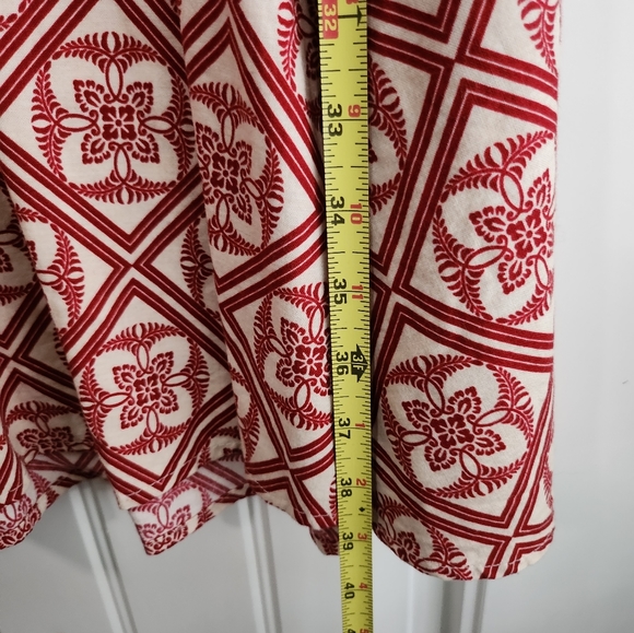 Heartbreaker Rust and Cream Swing Dress Size M - Picture 6 of 6